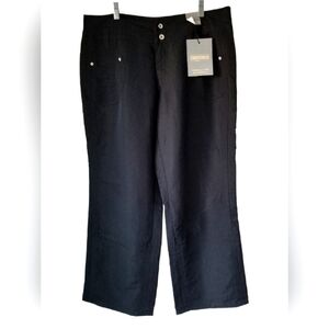 NWT Venezia Plus Women's Adjustable Length Loose Fit Straight Leg Pant/Capri 18